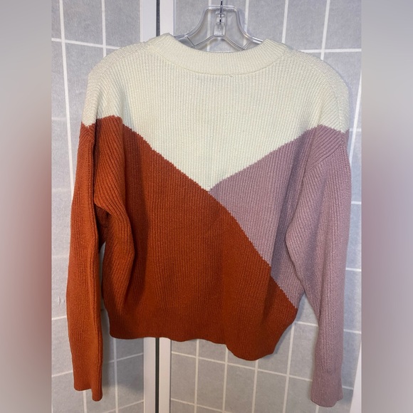 Sophie Rue Tri-Tone Crew Neck Sweater - Picture 4 of 6